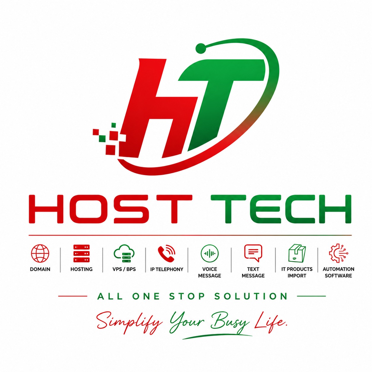 Host Tech logo — one stop technology solution